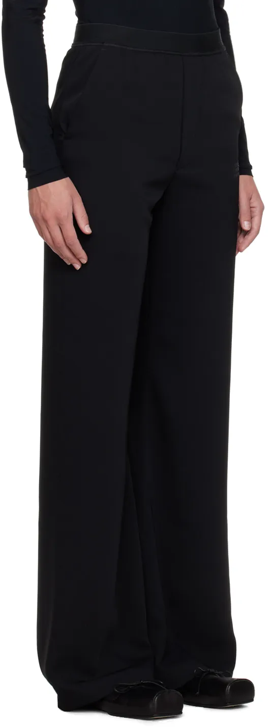 Logo-Print Flared Trousers