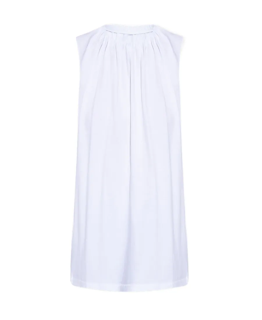 Ruched Sleeveless Top
