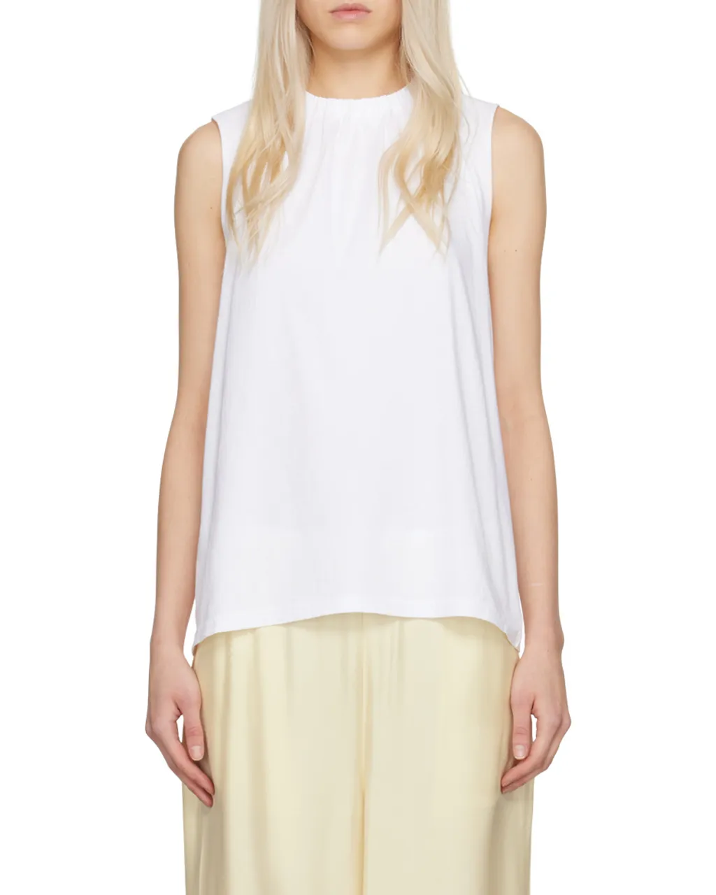 Ruched Sleeveless Top