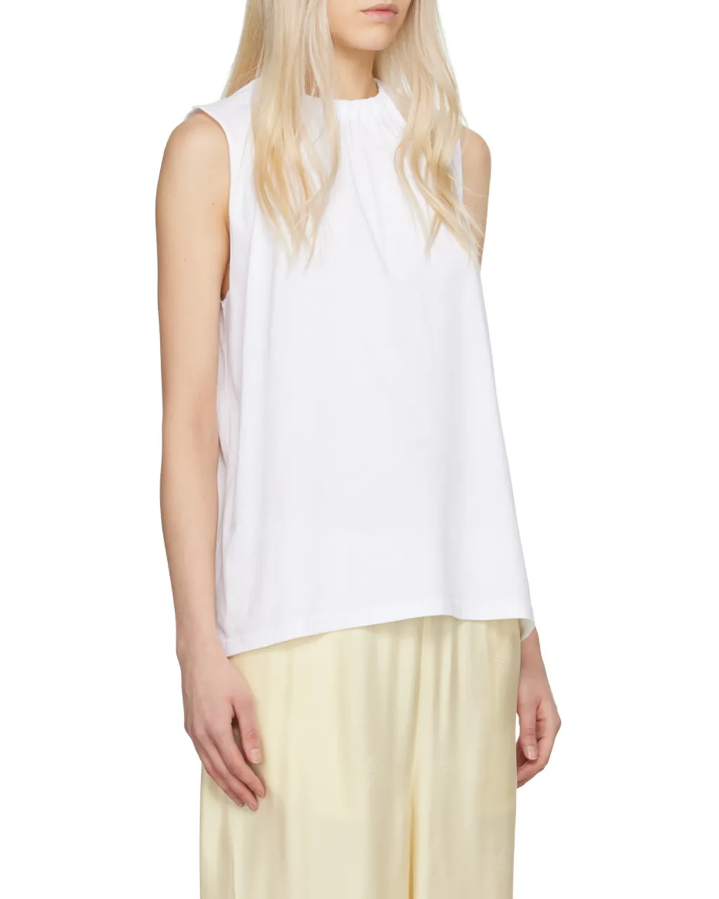 Ruched Sleeveless Top
