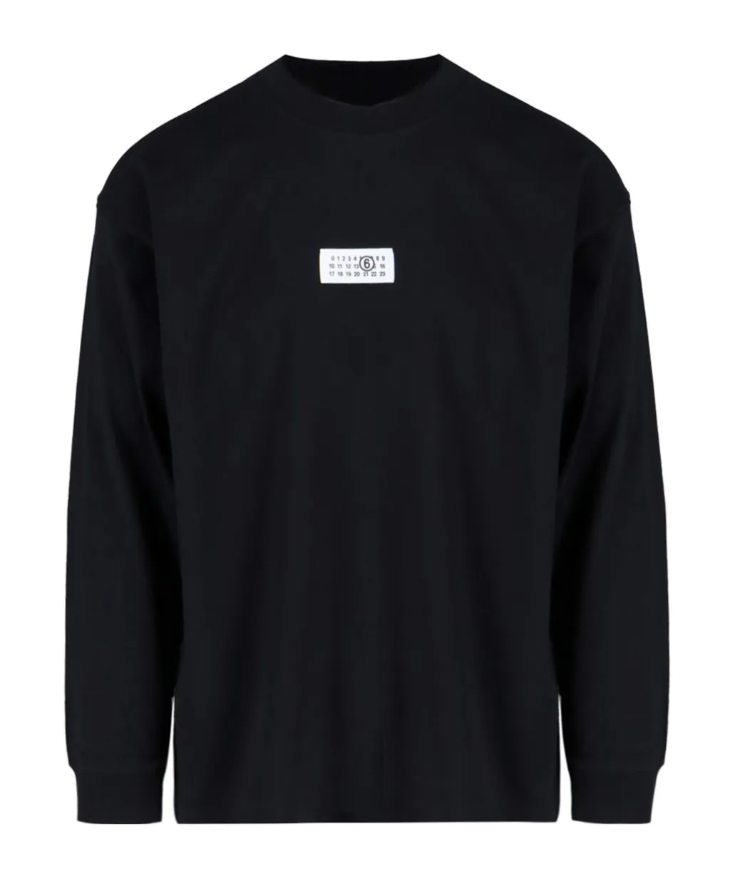 Logo Patch Crewneck Sweatshirt