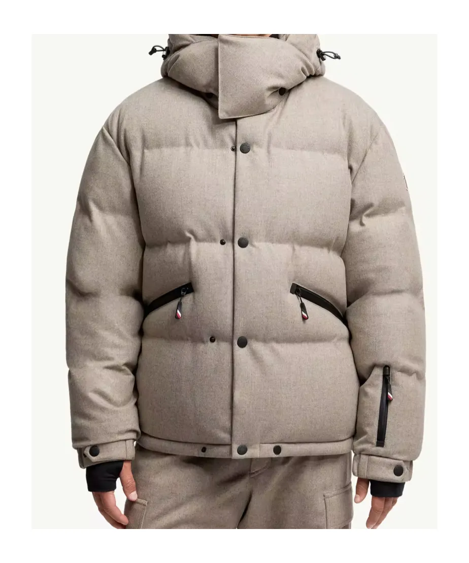 Krun Hooded Wool Down Ski Jacket