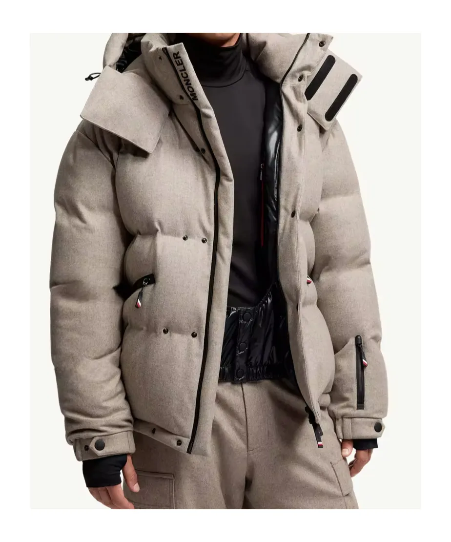 Krun Hooded Wool Down Ski Jacket