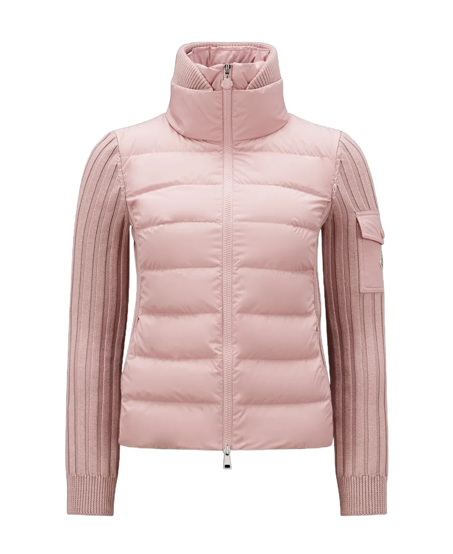 Padded Wool Cardigan
