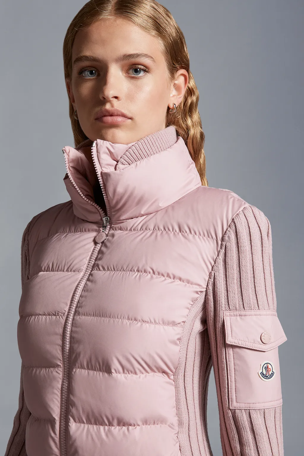 Padded Wool Cardigan