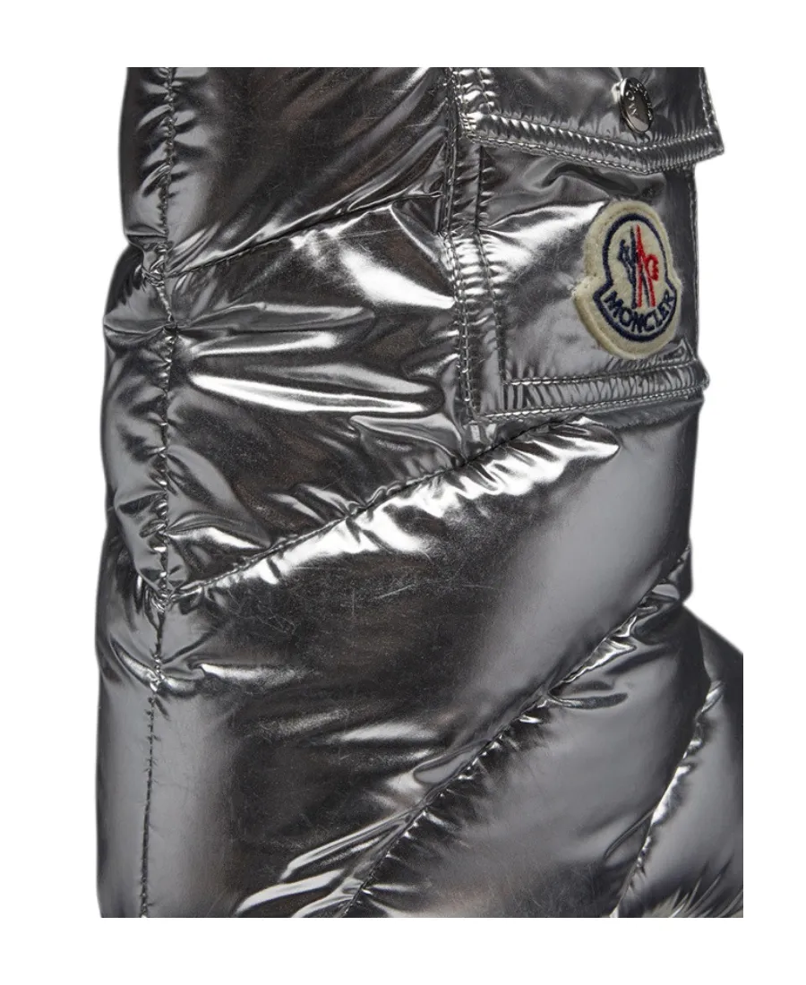 Logo Patch Puffer Boots