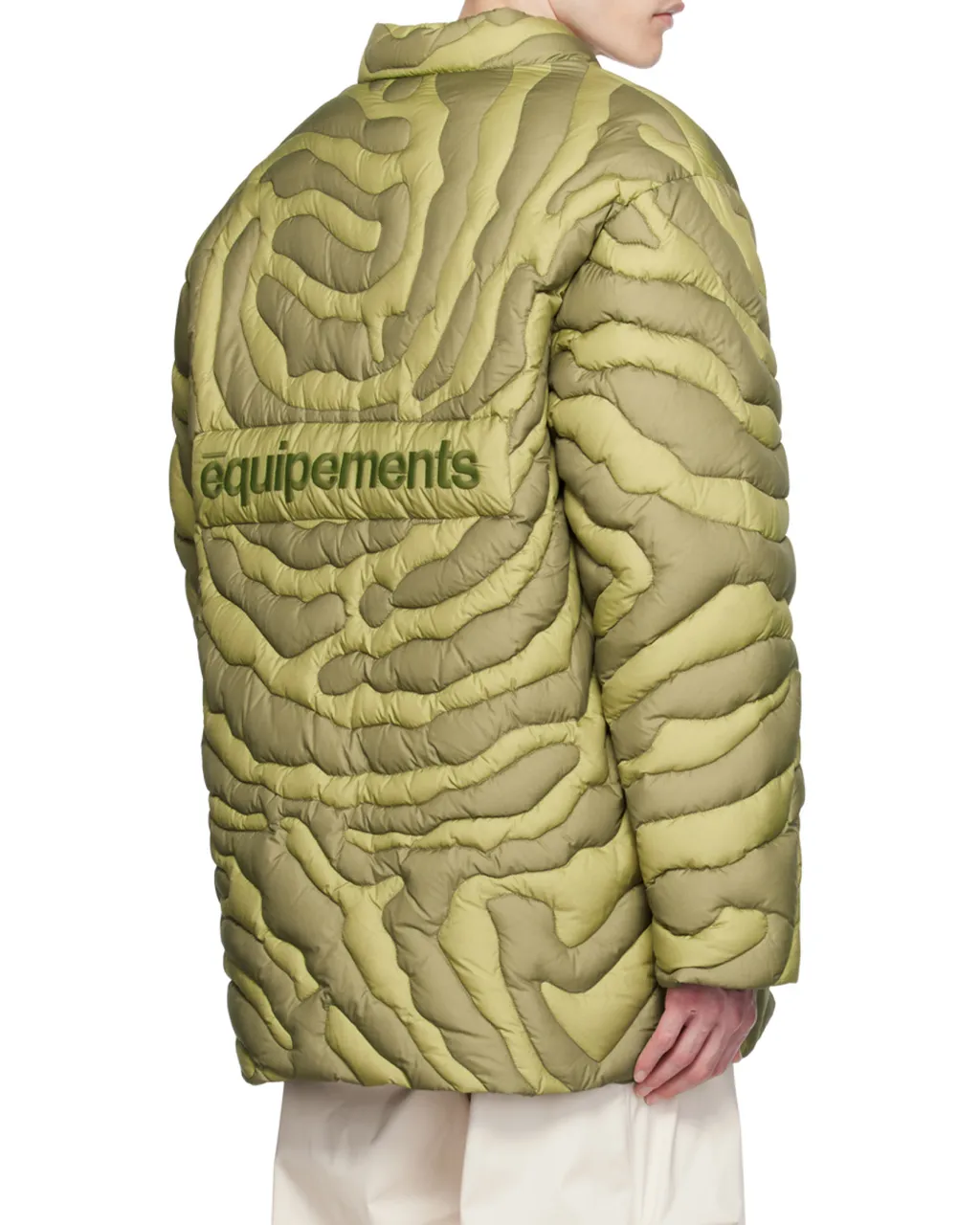 Down Jacket With Logo Affixed