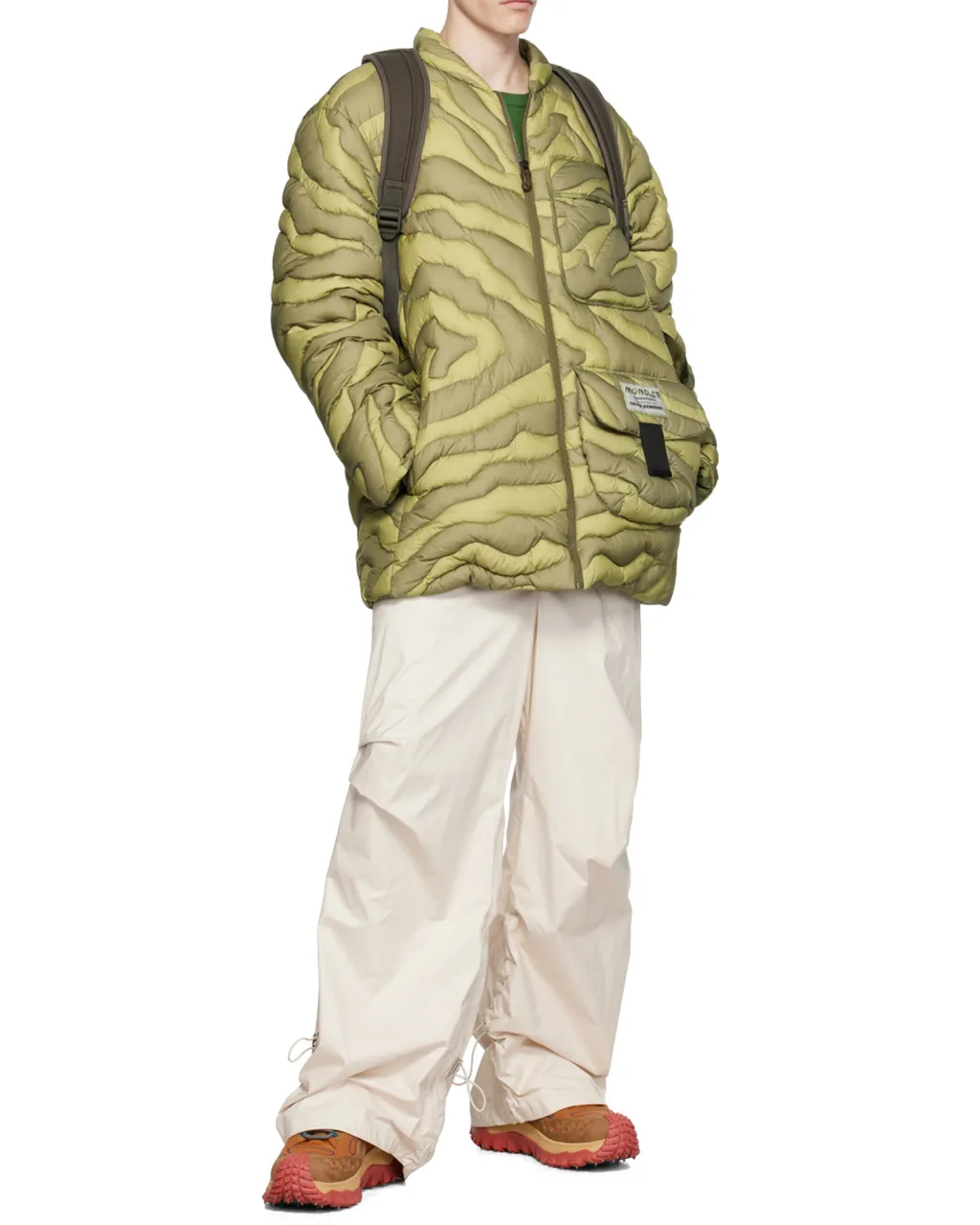 Down Jacket With Logo Affixed