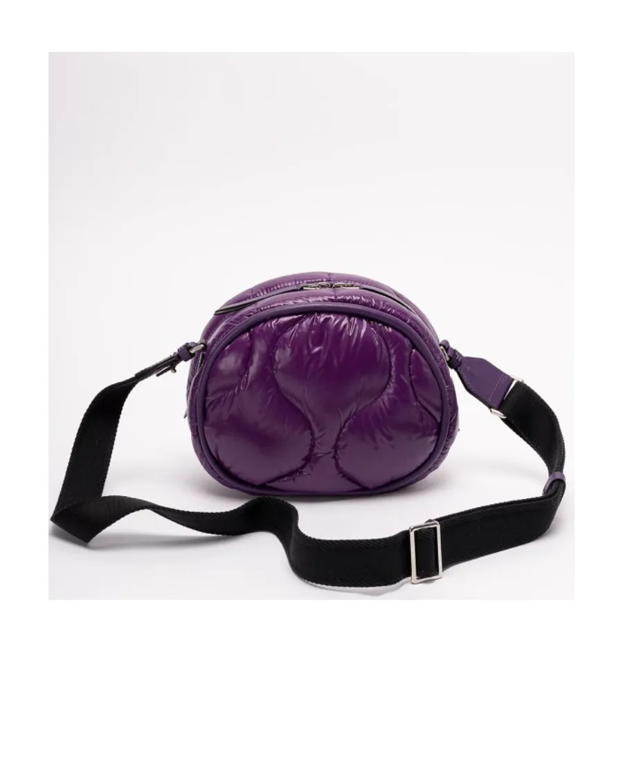 Logo Patch Zip-Up Shoulder Bag