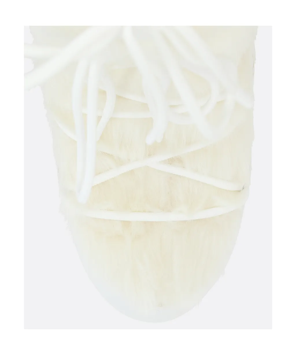 Logo Printed Lace-Up Snow Boots