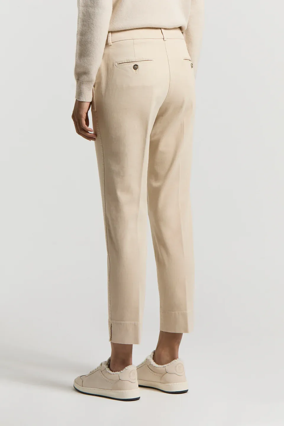 Ruffled Fabric Trousers