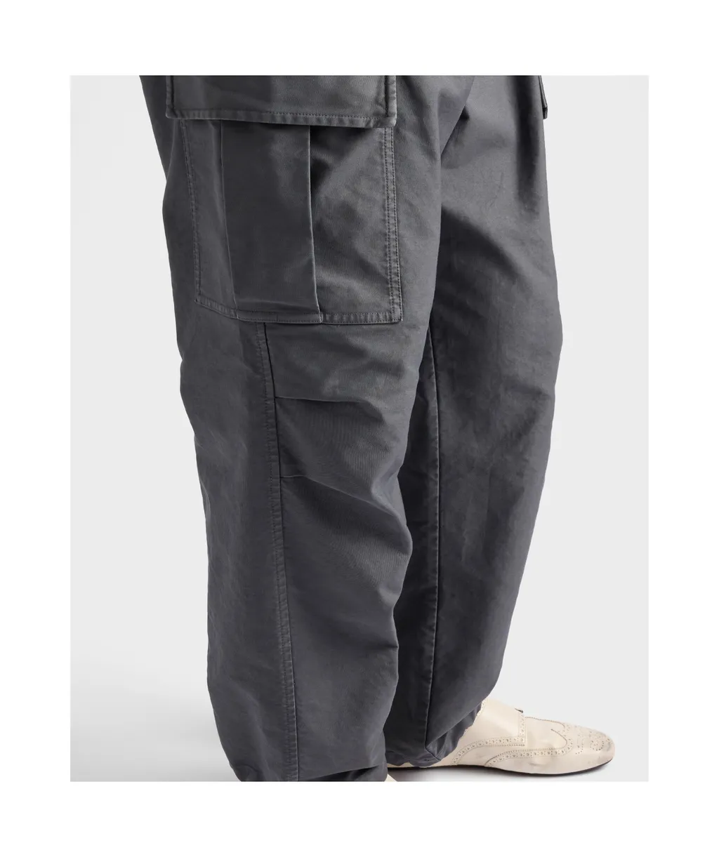 Logo Detailed Straight Leg Cargo Trousers