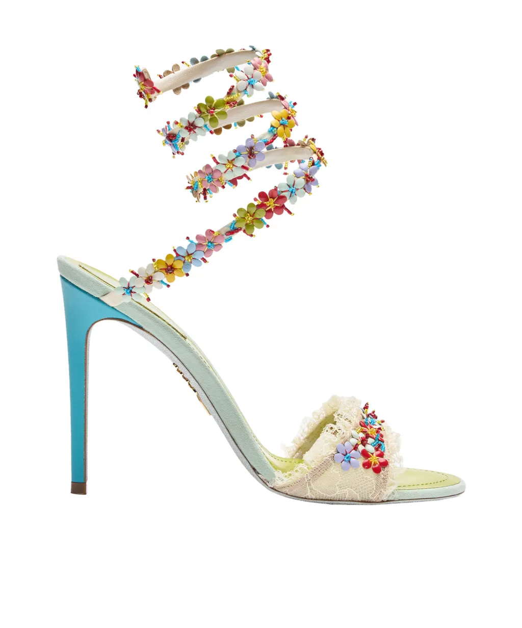 Round-Toe High-Heeled Sandals