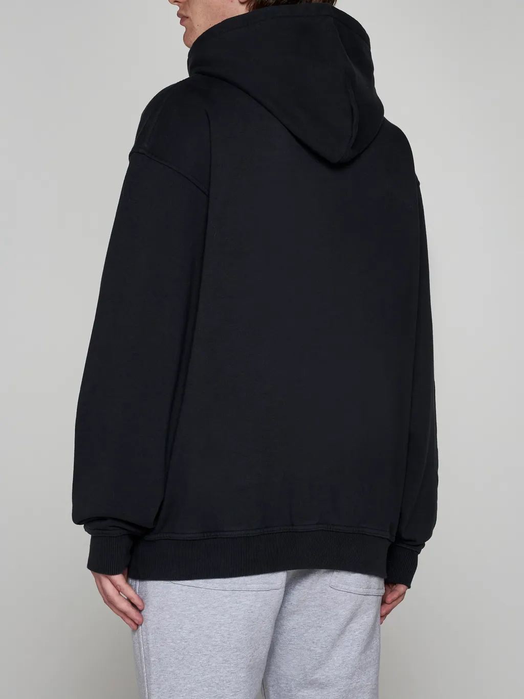 Swan Logo Printed Hoodie
