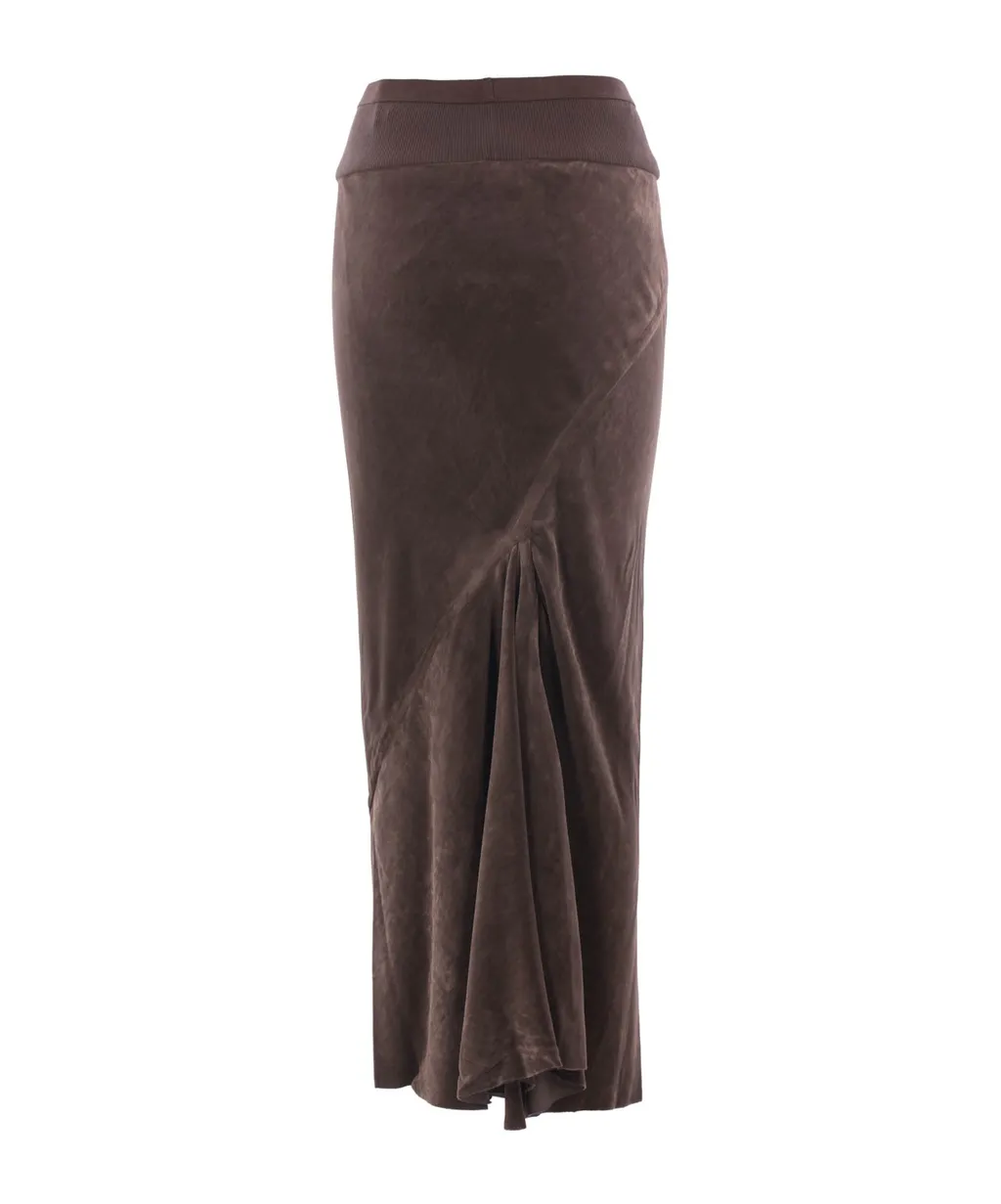Draped Midi Skirt
