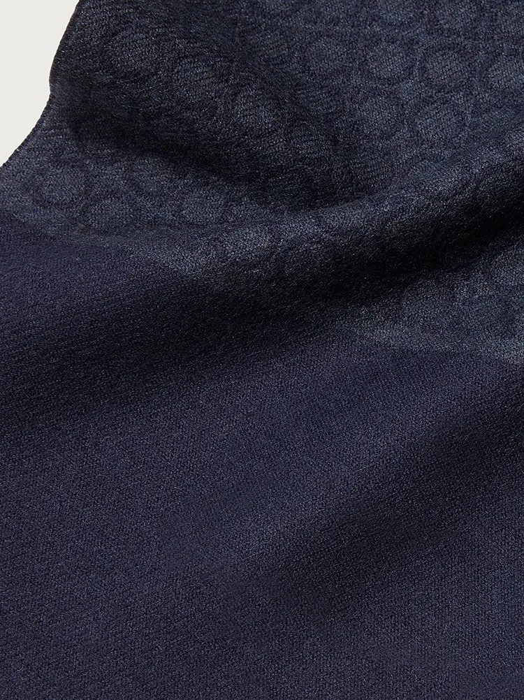 Gancini Monogram Scarf