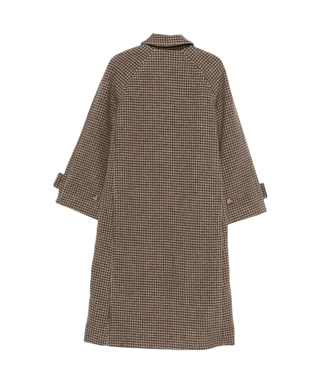 Houndstooth Pattern Cotton Jacket
