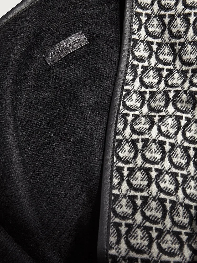 Gancini Reversible Knitted Cape