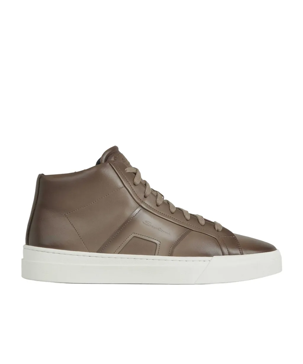 Logo-Print High-Top Sneakers