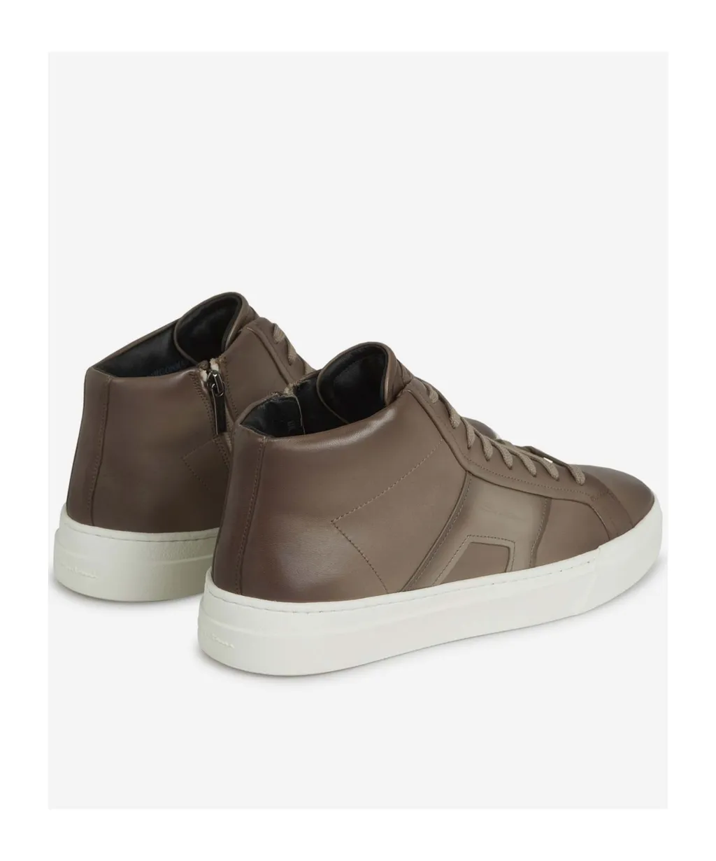 Logo-Print High-Top Sneakers