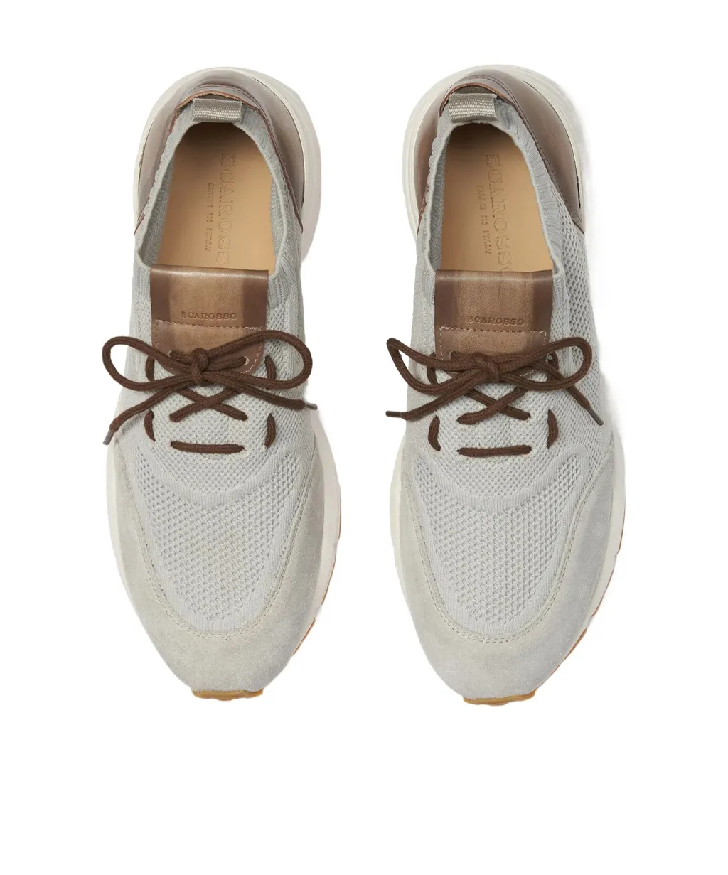 Robbie Knitted Lace-Up Sneakers