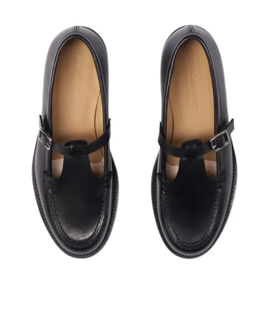 Edna Buckle Fastened Flat Shoes