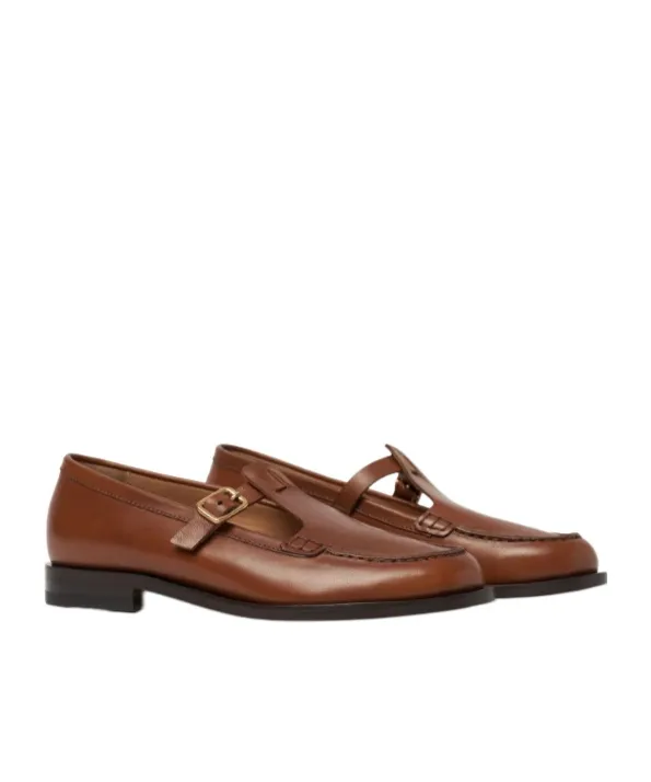 Edna Buckle Fastened Flat Shoes