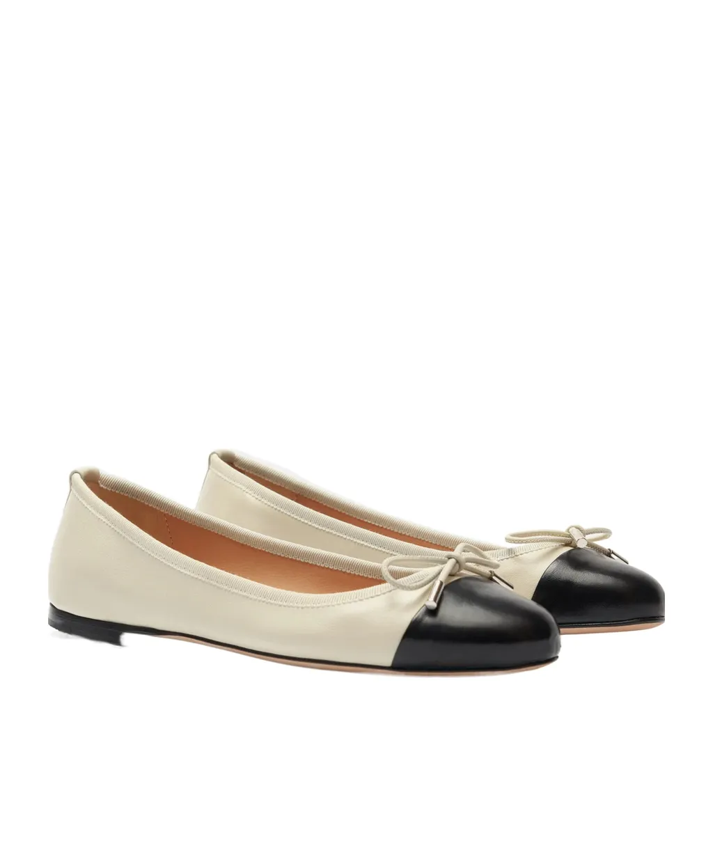Carla Bow-Detailed Ballerina Shoes