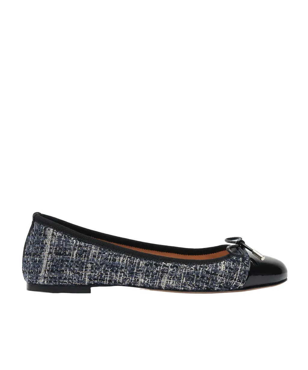 Carla Bow-Detailed Ballerina Shoes