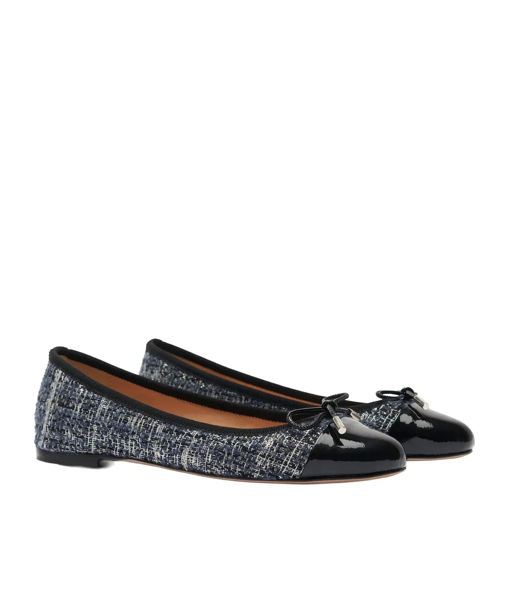 Carla Bow-Detailed Ballerina Shoes