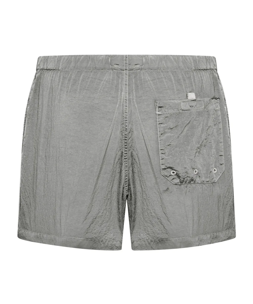 Logo Patch Drawstring Swim Shorts