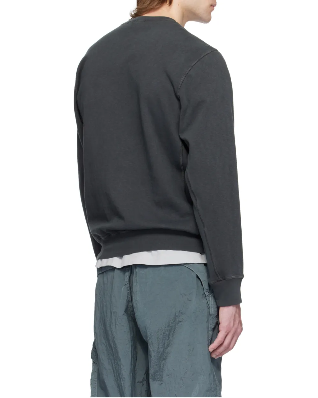Compass-Badge Crewneck Sweatshirt