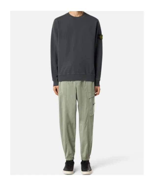 Compass-Badge Crewneck Sweatshirt