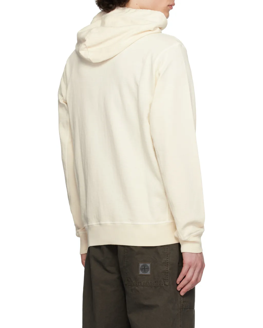 Logo-Patch Long-Sleeved Hoodie