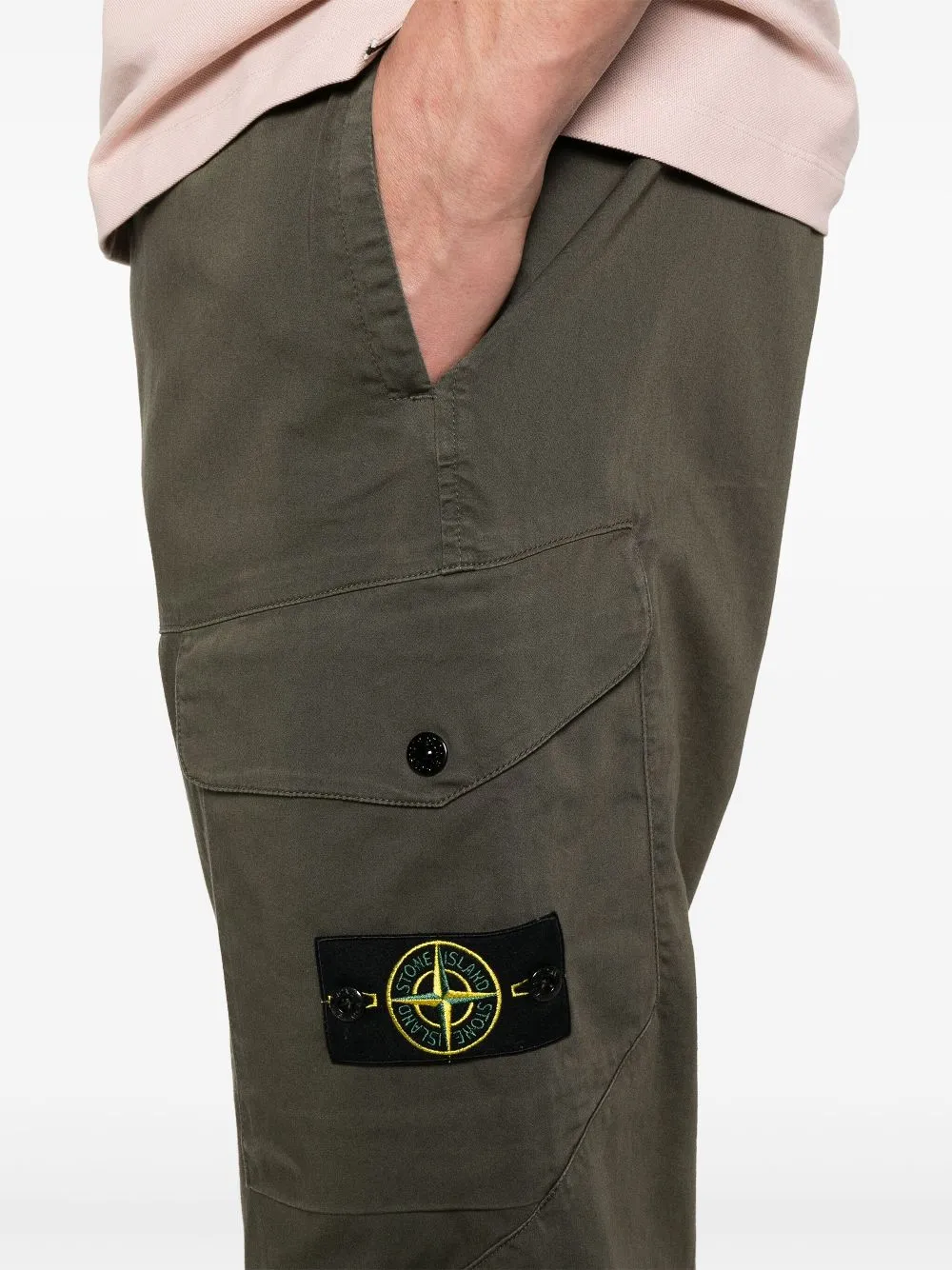Logo Patch Regular Fit Cargo Pants