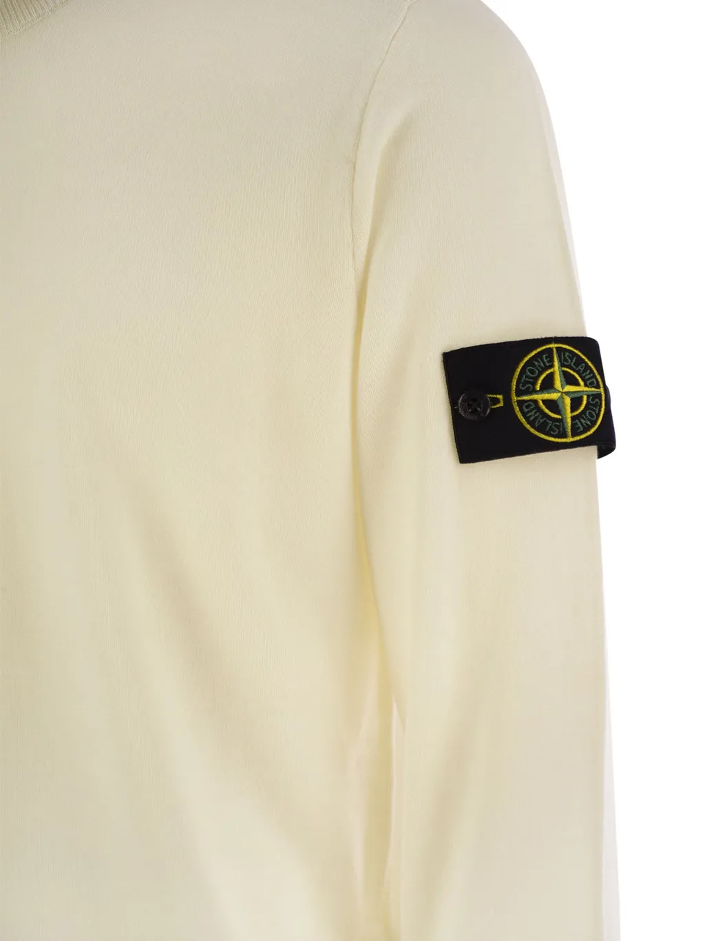 Logo Patch Crewneck Knitted Jumper