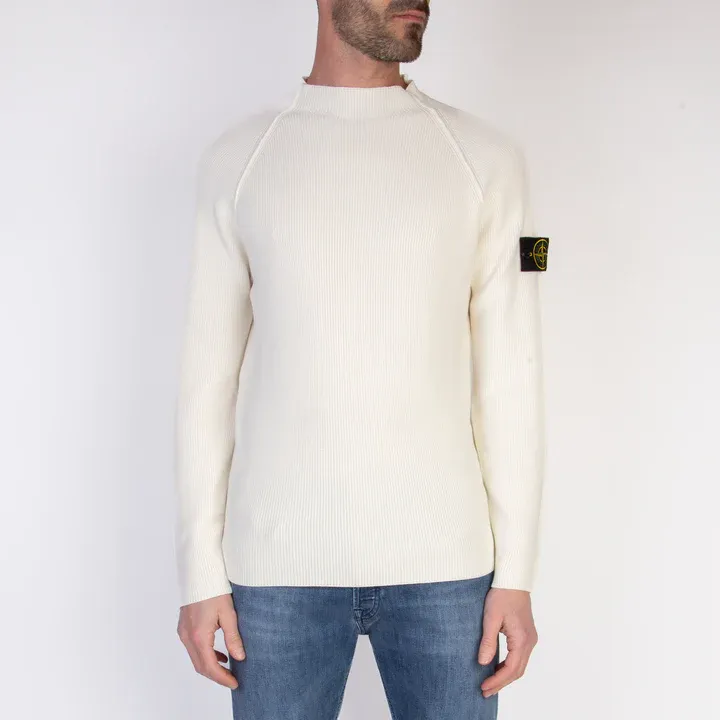 Logo Patch Long-Sleeved Sweater