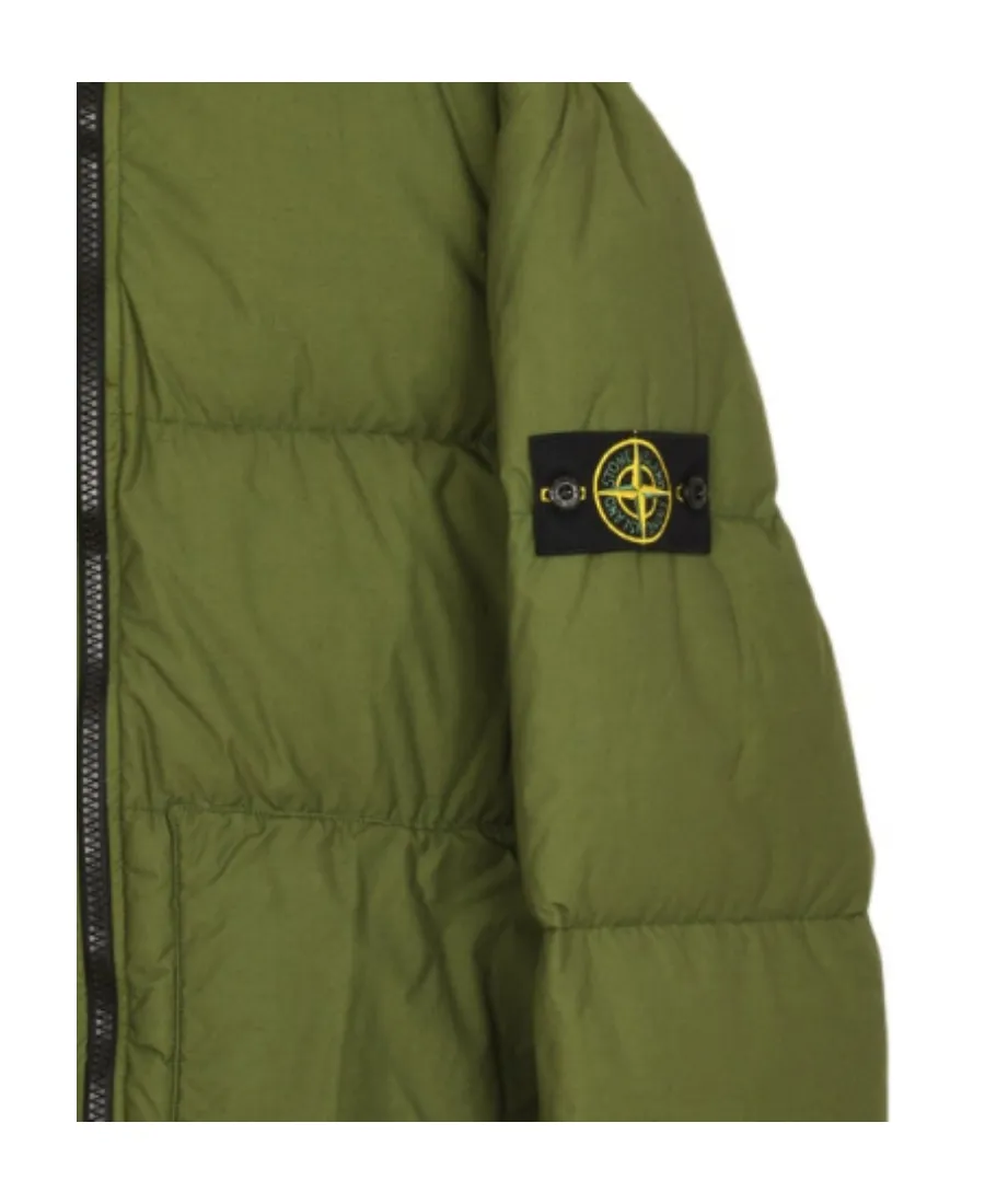 Compass-Patch Puffer Jacket