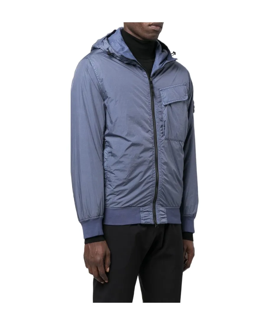 Logo Patch Zip-Up Padded Jacket