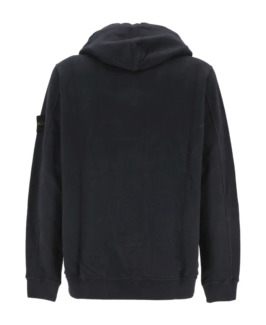 Zippered Long-Sleeved Hoodie