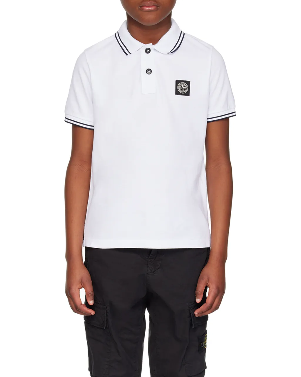 Compass Patch Short-Sleeved Polo Shirt