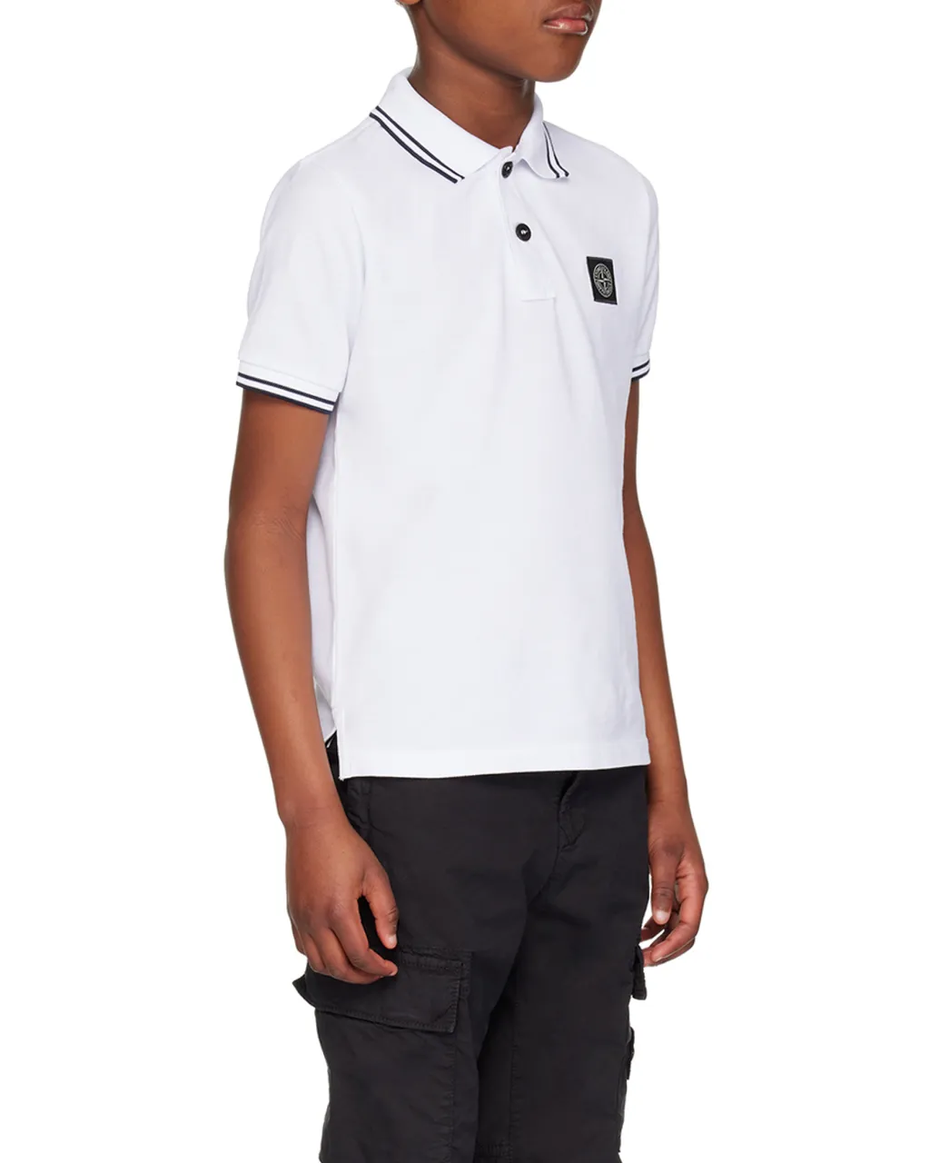 Compass Patch Short-Sleeved Polo Shirt
