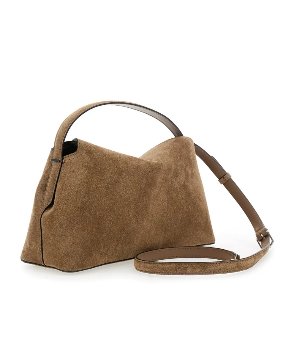 T-Lock Suede Tote Bag