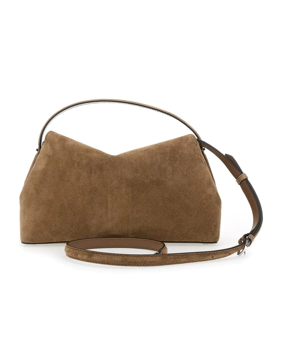 T-Lock Suede Tote Bag