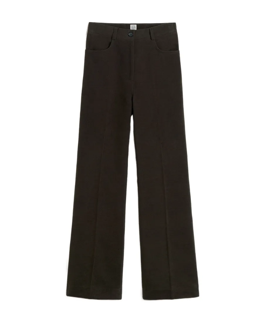 Mid-Rise Tailored Trousers