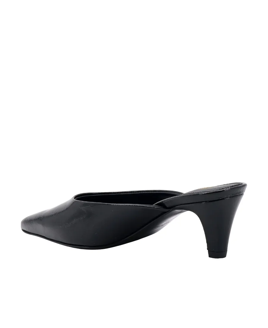 Pointed-Toe Slip-On Mules