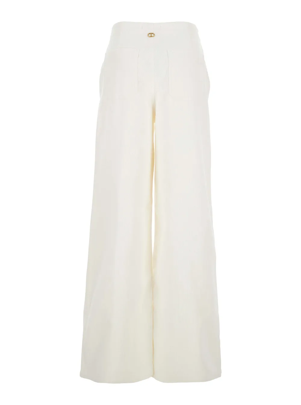 Wide-Leg Corduroy Trousers