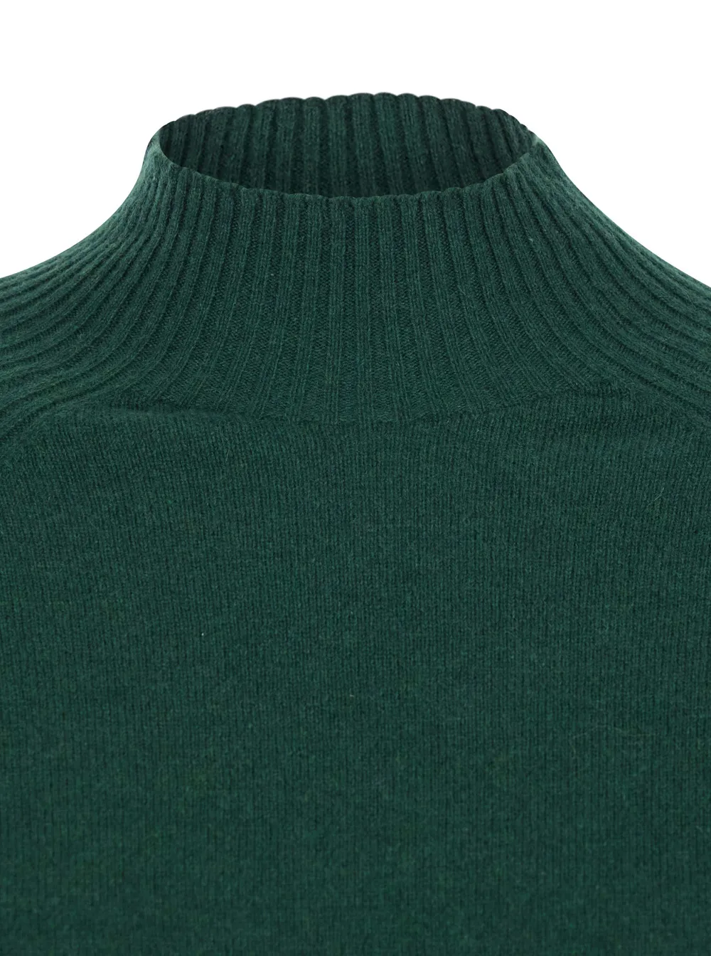 High Neck Cropped Jumper