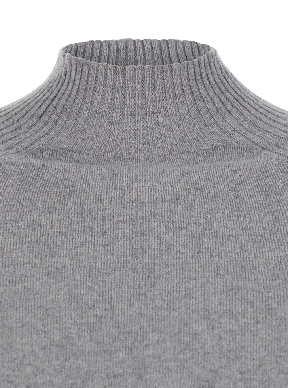 High Neck Cropped Jumper