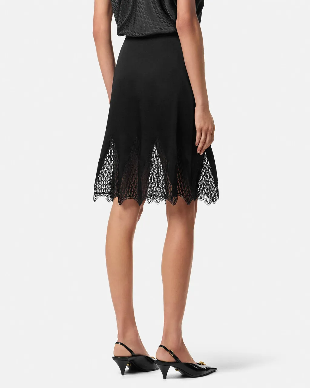 Lace-Detailed Skirt
